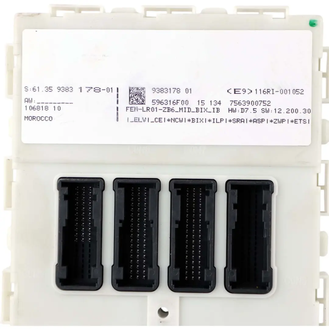 N47N 184HP Kit ECU DDE Diesel + Llave + FEM para BMW F30 F31 320d con número de pieza 8584276 BMW F30 F31 320d N47N 184HP Kit ECU DDE Diesel + Llave + FEM - SKU 8584276-2 - Número de pieza 8584276