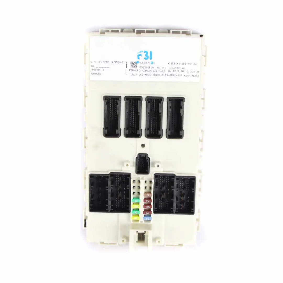 BMW F22 F30 F31 218d 318d Diesel N47N 143HP Engine ECU Kit DDE Key FEM - SKU 8584279-1 - Part number 8584279