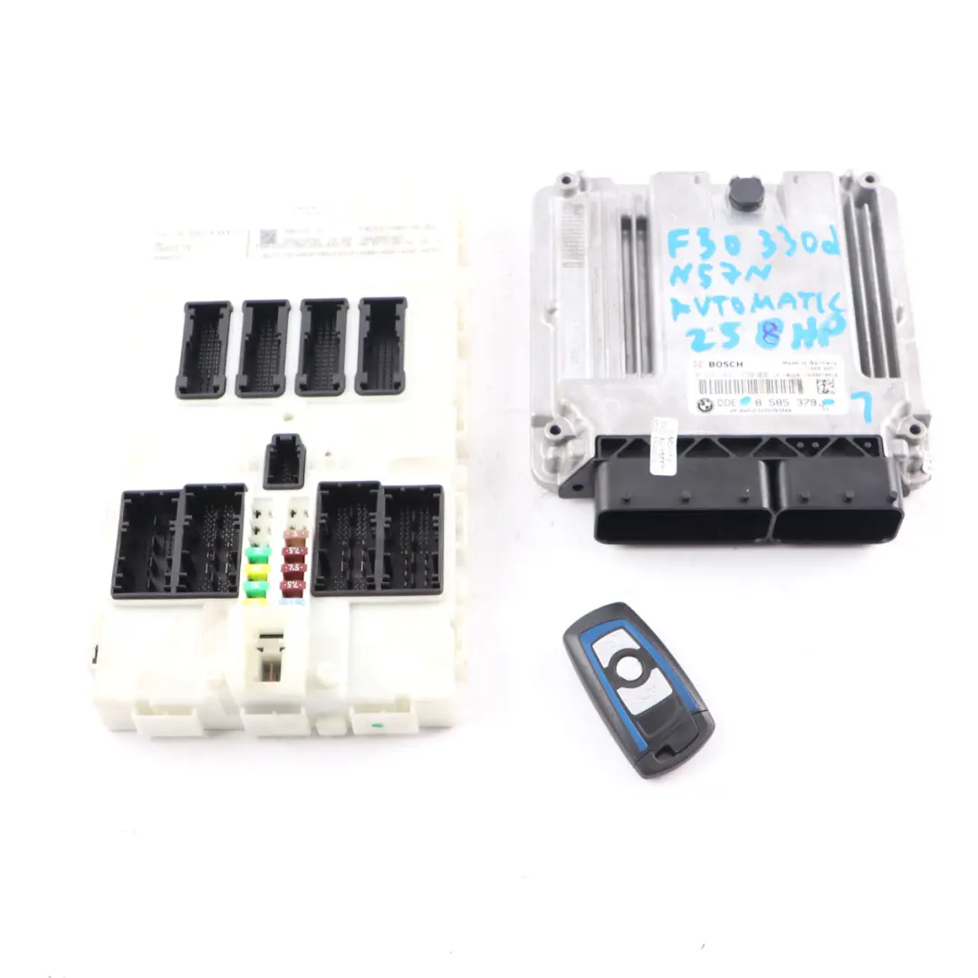 N57N 258HP Diesel Engine Unit ECU Kit DDE Key Automatic to BMW F30 330d with Part number 8585379 BMW F30 330d N57N 258HP Diesel Engine Unit ECU Kit DDE Key Automatic - SKU 8585379-1 - Part number 8585379
