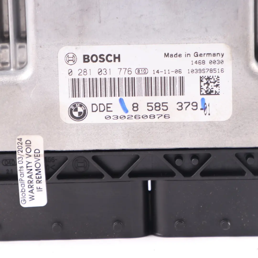 ECU BMW F30 330D N57N 258HP Diesel Motore Unità Di Controllo Automatico per con numero di parte 8585379 ECU BMW F30 330D N57N 258HP Diesel Motore Unità Di Controllo Automatico - SKU 8585379 - Numero di parte 8585379