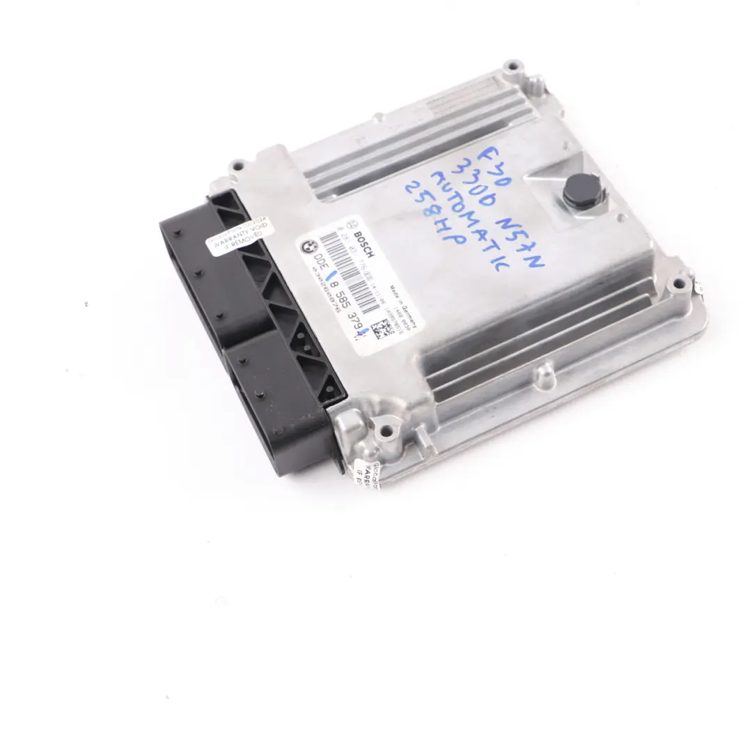 ECU BMW F30 330D N57N 258HP Diesel Motore Unità Di Controllo Automatico per con numero di parte 8585379 ECU BMW F30 330D N57N 258HP Diesel Motore Unità Di Controllo Automatico - SKU 8585379 - Numero di parte 8585379