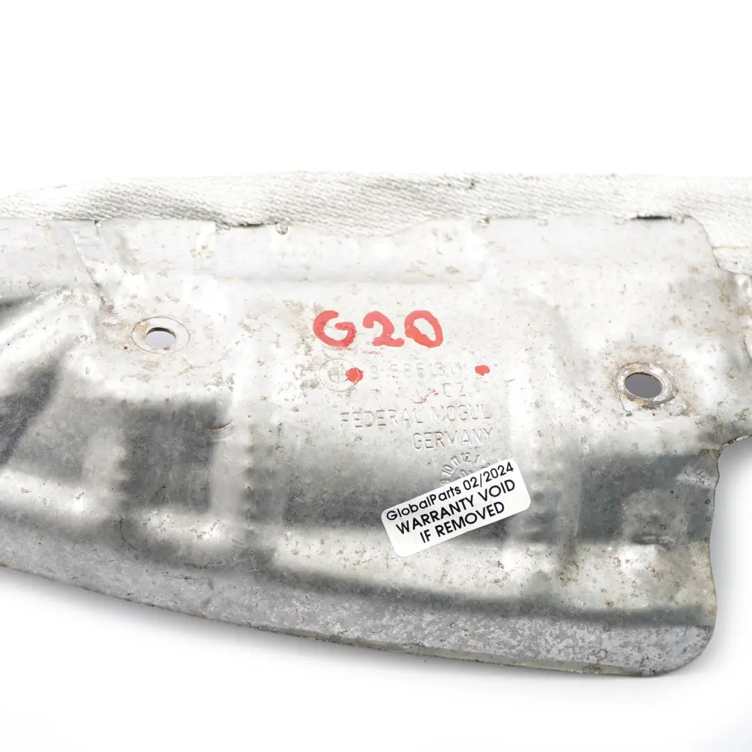 Heat Shield BMW G20 G30 X3 G01 Turbocharger Protection Plate Cover to with Part number 8585811 Heat Shield BMW G20 G30 X3 G01 Turbocharger Protection Plate Cover - SKU 8585811 - Part number 8585811