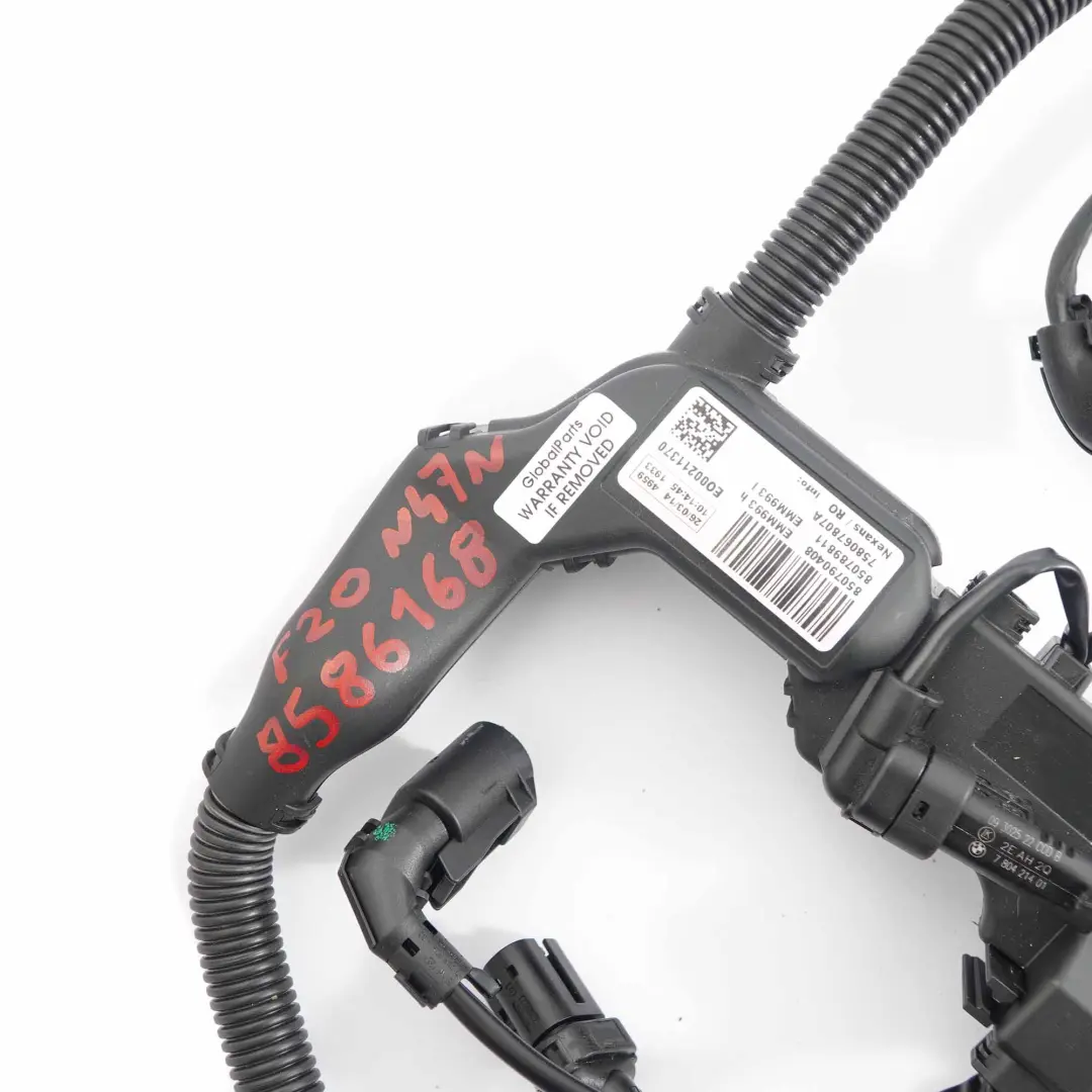  Câblage Moteur BMW F20 F21 F30 120dX 320dX N47N Faisceau CModule - SKU 8586168 - Numéro de pièce 8586168