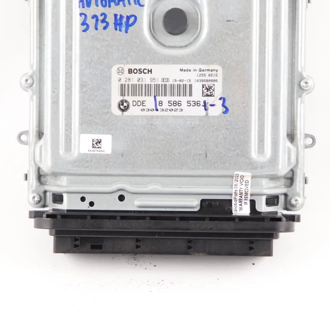 335dX 435dX N57Z 313HP Control ECU DDE Automatic to BMW F30 F32 LCI F36 with Part number 8586536 BMW F30 F32 LCI F36 335dX 435dX N57Z 313HP Control ECU DDE Automatic - SKU 8586536-3 - Part number 8586536