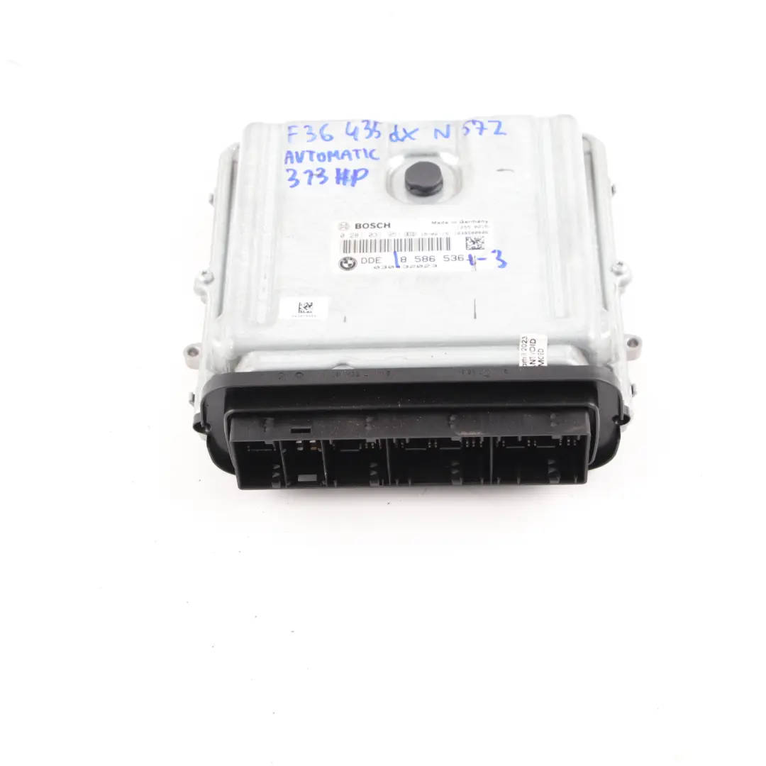 BMW F30 F32 LCI F36 335dX 435dX N57Z 313HP Control ECU DDE Automatic - SKU 8586536-3 - Part number 8586536