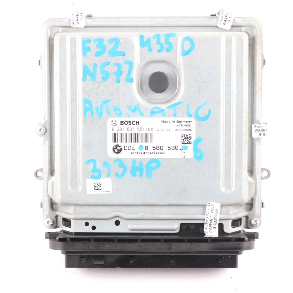 N57Z 313HP Control Unit ECU Kit DDE FEM Key to BMW F30 F32 LCI 335d 435d with Part number 8586536 BMW F30 F32 LCI 335d 435d N57Z 313HP Control Unit ECU Kit DDE FEM Key - SKU 8586536-6 - Part number 8586536