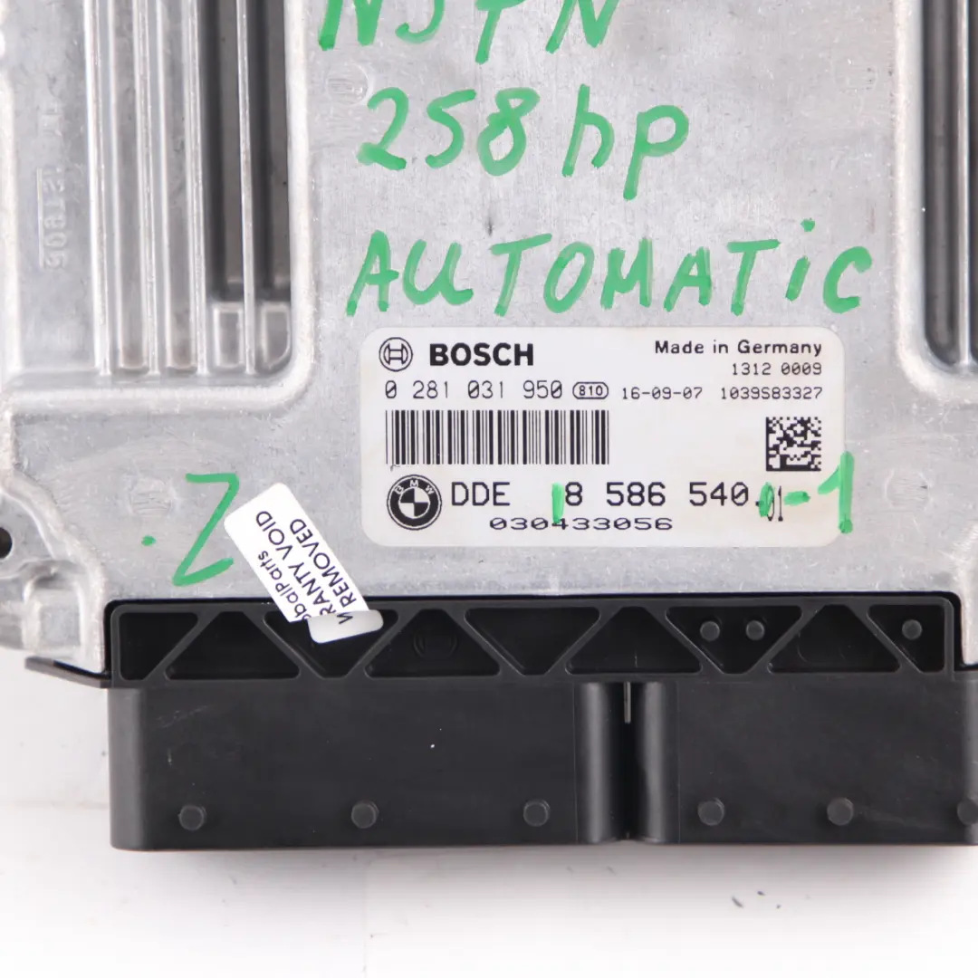 330dX 430dX N57N 258HP Control Unit ECU Kit DDE FEM Key to BMW F30 F32 LCI with Part number 8586540 BMW F30 F32 LCI 330dX 430dX N57N 258HP Control Unit ECU Kit DDE FEM Key - SKU 8586540-1 - Part number 8586540