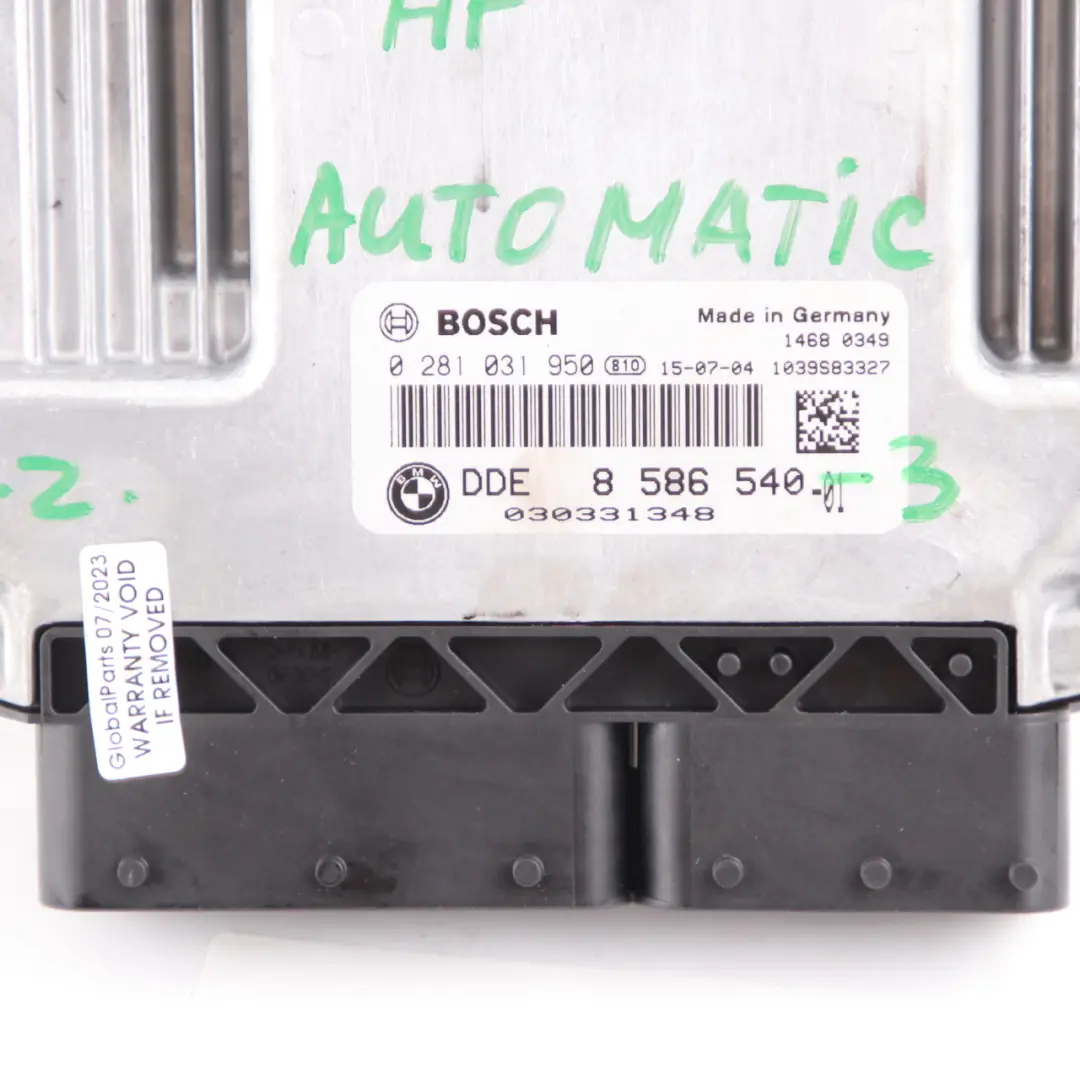 BMW F30 F32 LCI 330d 430d N57N 258HP Control Unit ECU Kit DDE FEM Key - SKU 8586540-3 - Part number 8586540