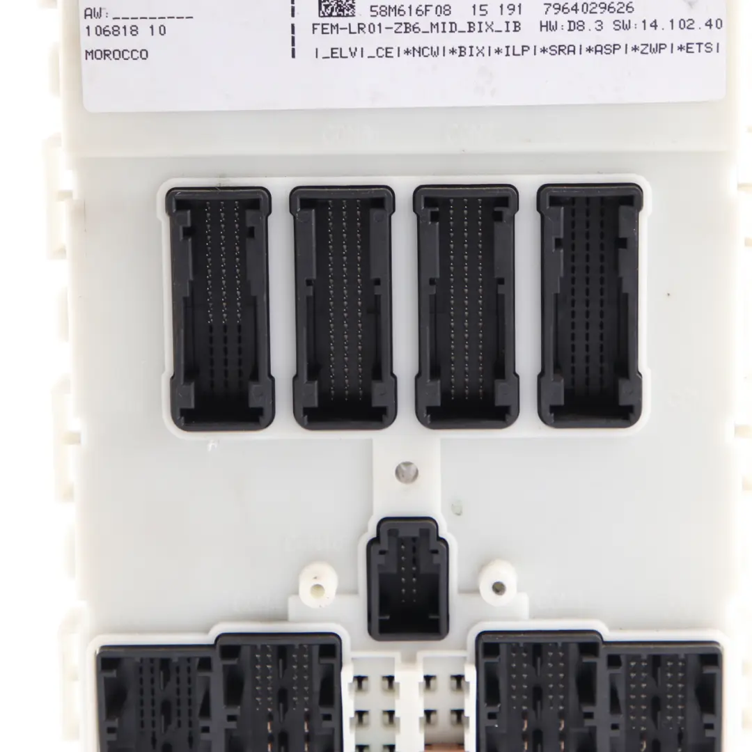 BMW F30 F32 LCI 330d 430d N57N 258HP Unidad Control ECU Kit DDE FEM - SKU 8586540-3 - Número de pieza 8586540