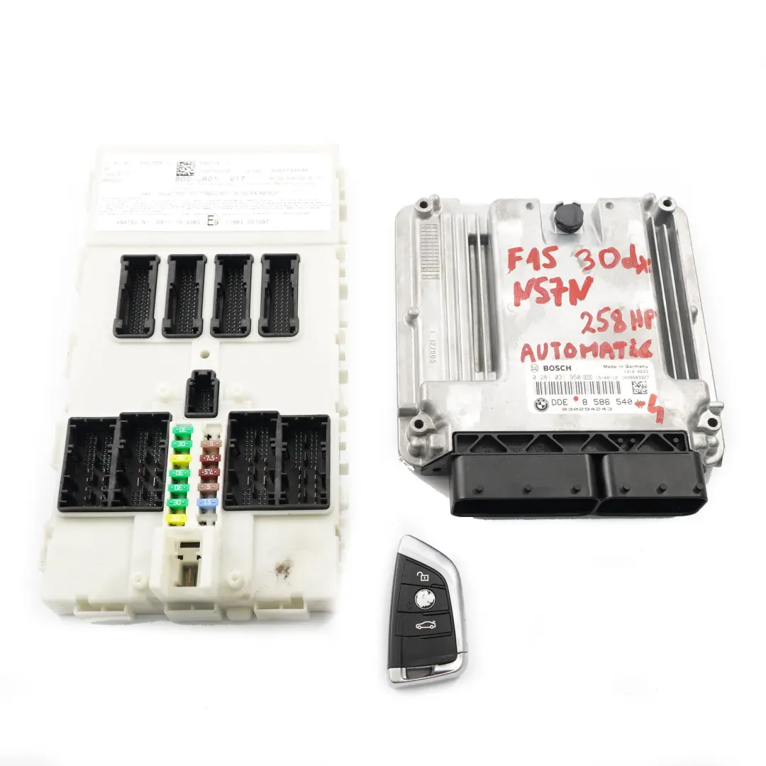 30dX N57N 258HP Moteur ECU Kit DDE BDC Clé automatique pour BMW X5 F15 X6 F16 à propos du numéro de pièce 8586540 BMW X5 F15 X6 F16 30dX N57N 258HP Moteur ECU Kit DDE BDC Clé automatique - SKU 8586540-4 - Numéro de pièce 8586540