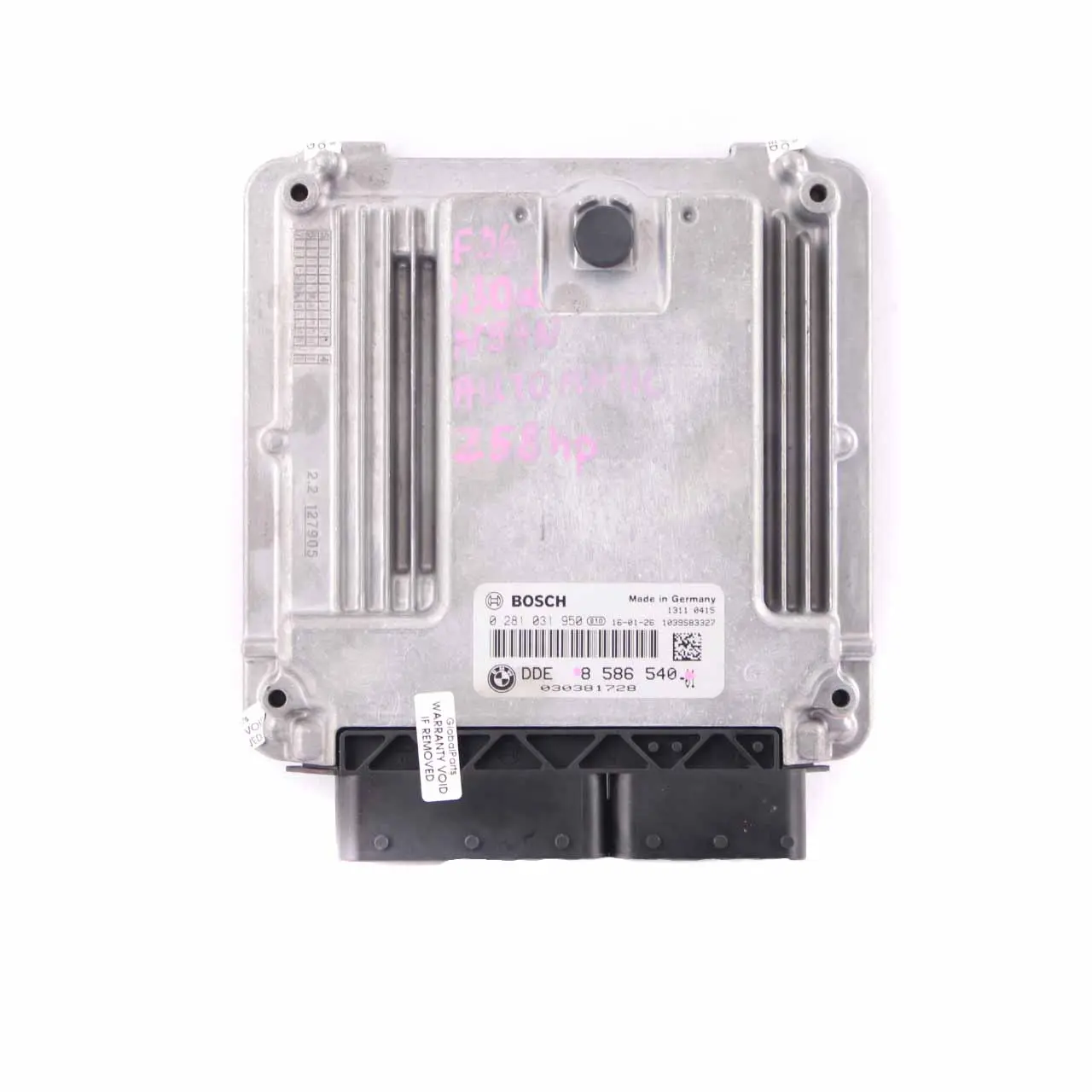 BMW F30 F32 LCI 330d 430d N57N 258HP Unidad Control Motor Módulo ECU DDE 8586540