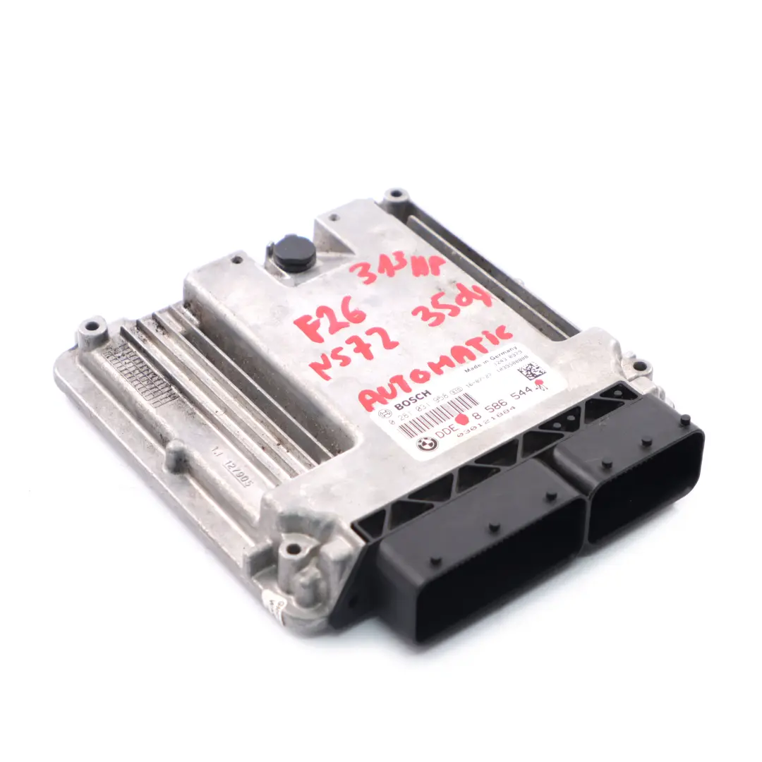 35dX N57Z 313PS Diesel Steuergerät Modul ECU DME 8586536 Automatik BMW F25 F26 - SKU 8586544 - Teilenummer 8586544
