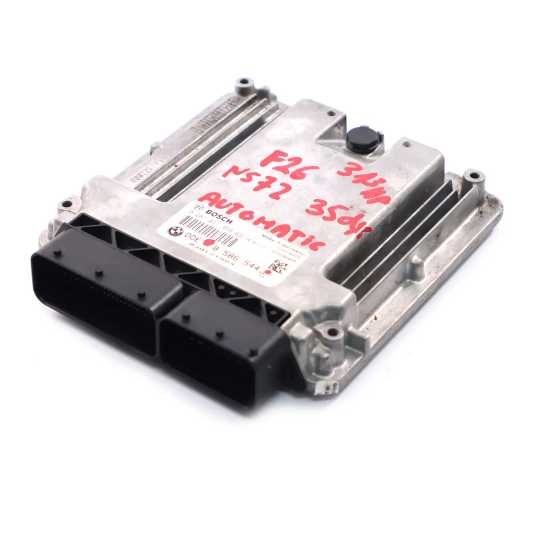 35dX N57Z 313PS Diesel Steuergerät Modul ECU DME 8586536 Automatik BMW F25 F26 - SKU 8586544 - Teilenummer 8586544