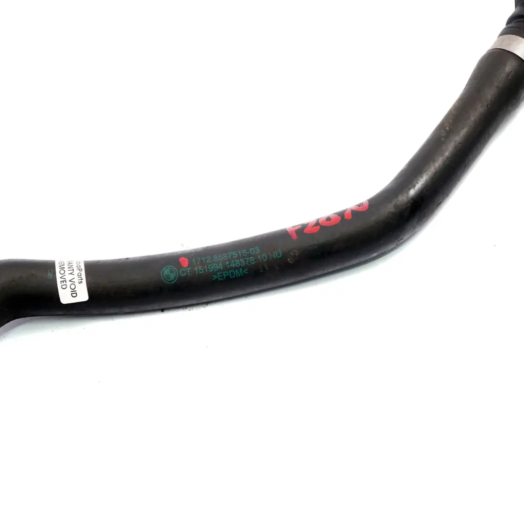 B37 Radiator Coolant Heat Exchanger Hose Pipe Line to BMW F20 F21 LCI 116d with Part number 8587515 BMW F20 F21 LCI 116d B37 Radiator Coolant Heat Exchanger Hose Pipe Line - SKU 8587515 - Part number 8587515