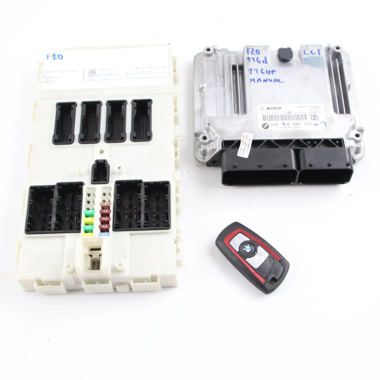 BMW F20 F21 LCI 116d B37 Steuergerät Kit DDE FEM Schlüssel Automatik 8587952