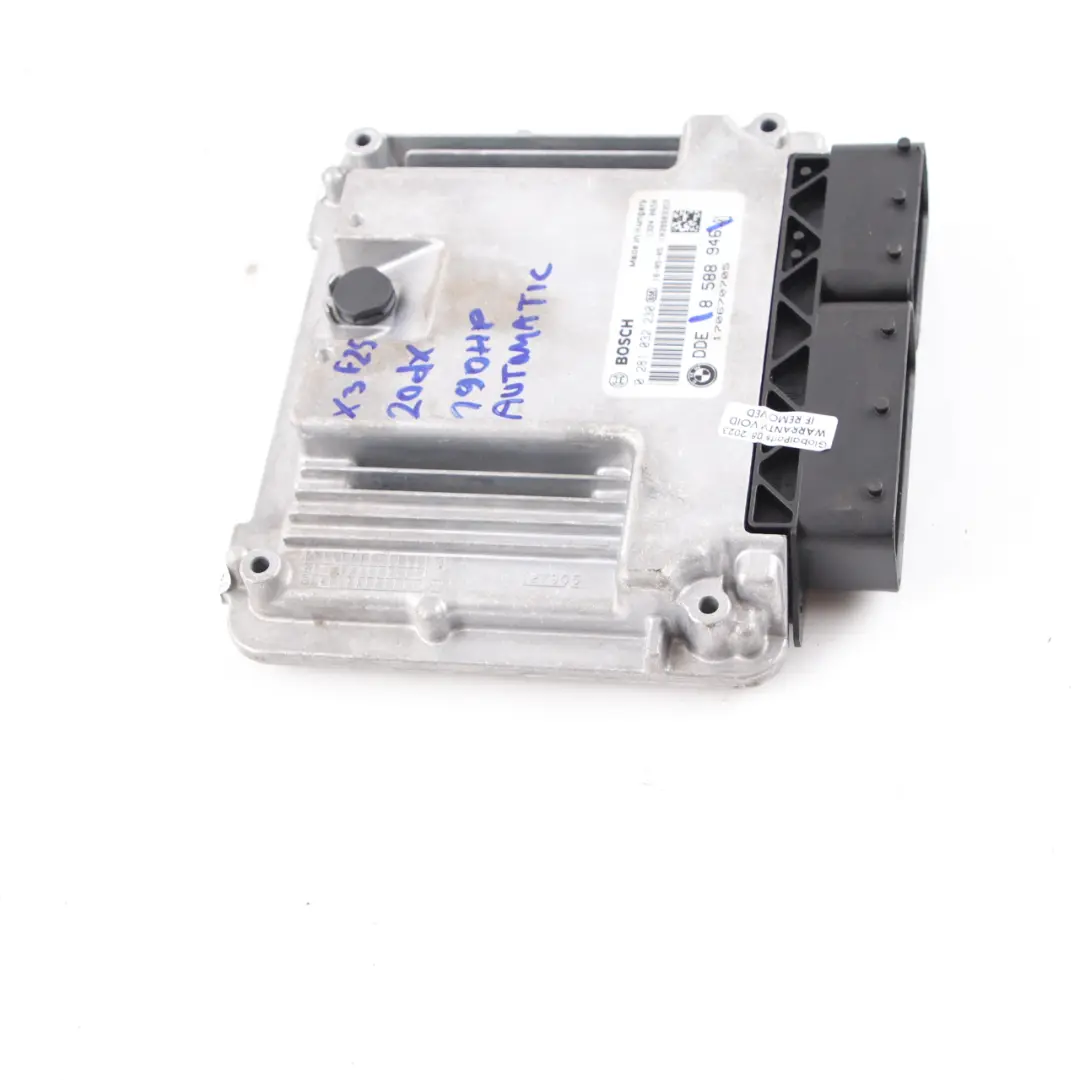 BMW X3 F25 20dX 190HP B47 Sterownik Komputer Silnika ECU DDE 8588946 - SKU 8588946-1 - Numer Części 8598806