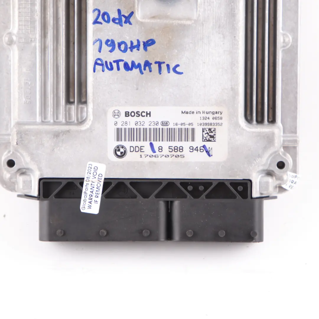 20dX 190HP B47 Sterownik Komputer Silnika ECU DDE 8588946 do BMW X3 F25 o numerze 8598806 BMW X3 F25 20dX 190HP B47 Sterownik Komputer Silnika ECU DDE 8588946 - SKU 8588946-1 - Numer Części 8598806