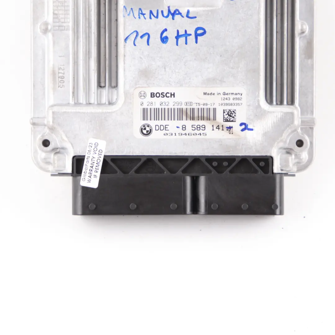 B37 116HP Engine ECU Control Unit DDE Manual to BMW F20 F21 LCI 116d ed with Part number 8589141 BMW F20 F21 LCI 116d ed B37 116HP Engine ECU Control Unit DDE Manual - SKU 8589141-2 - Part number 8589141