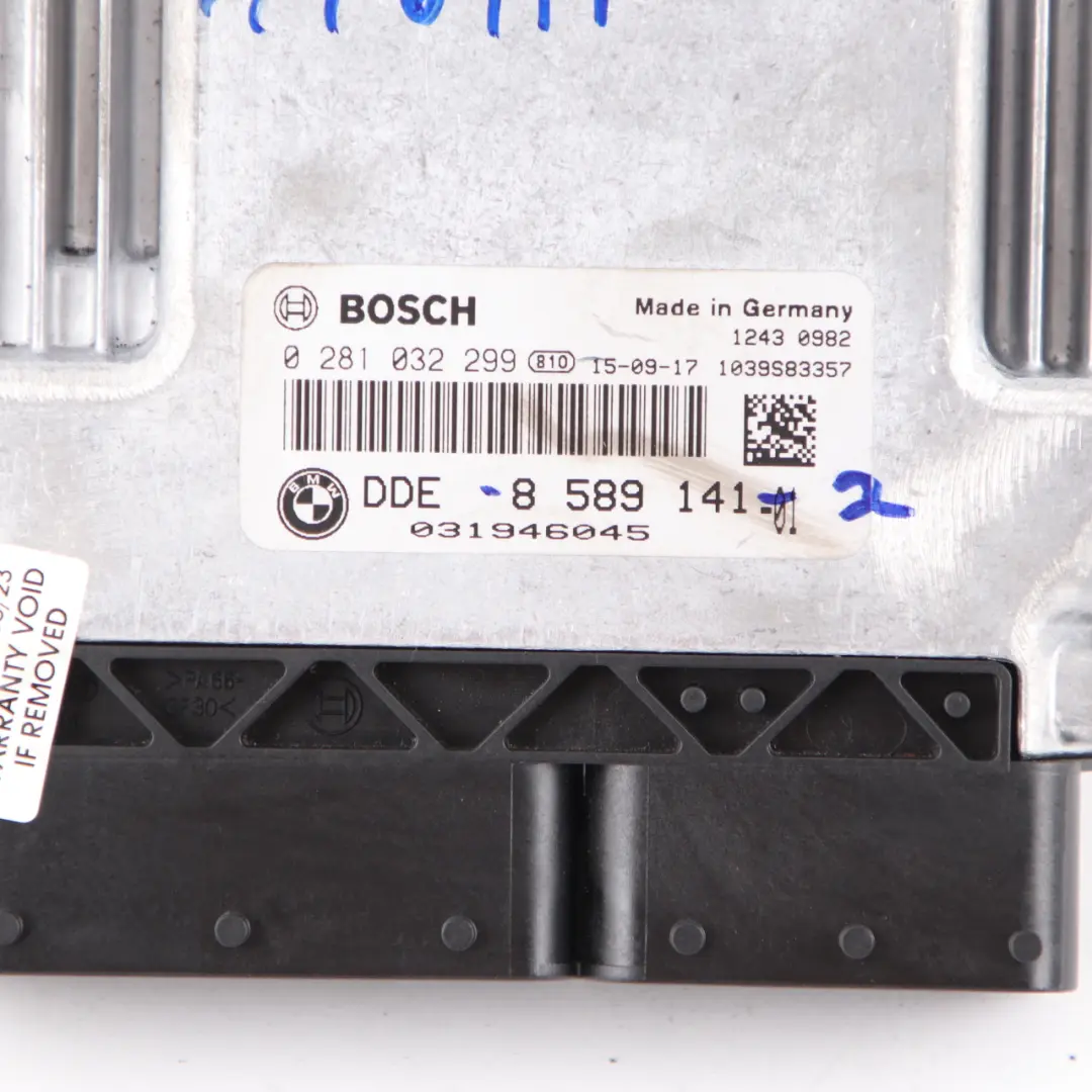 B37 116HP Engine ECU Control Unit DDE Manual to BMW F20 F21 LCI 116d ed with Part number 8589141 BMW F20 F21 LCI 116d ed B37 116HP Engine ECU Control Unit DDE Manual - SKU 8589141-2 - Part number 8589141