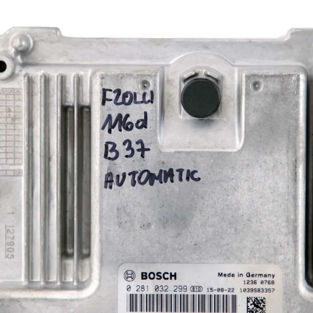 B47 190HP Engine ECU Control Unit Automatic to BMW F20 LCI F36 120d 420d with Part number 8589141 BMW F20 LCI F36 120d 420d B47 190HP Engine ECU Control Unit Automatic - SKU 8589141-3 - Part number 8589141