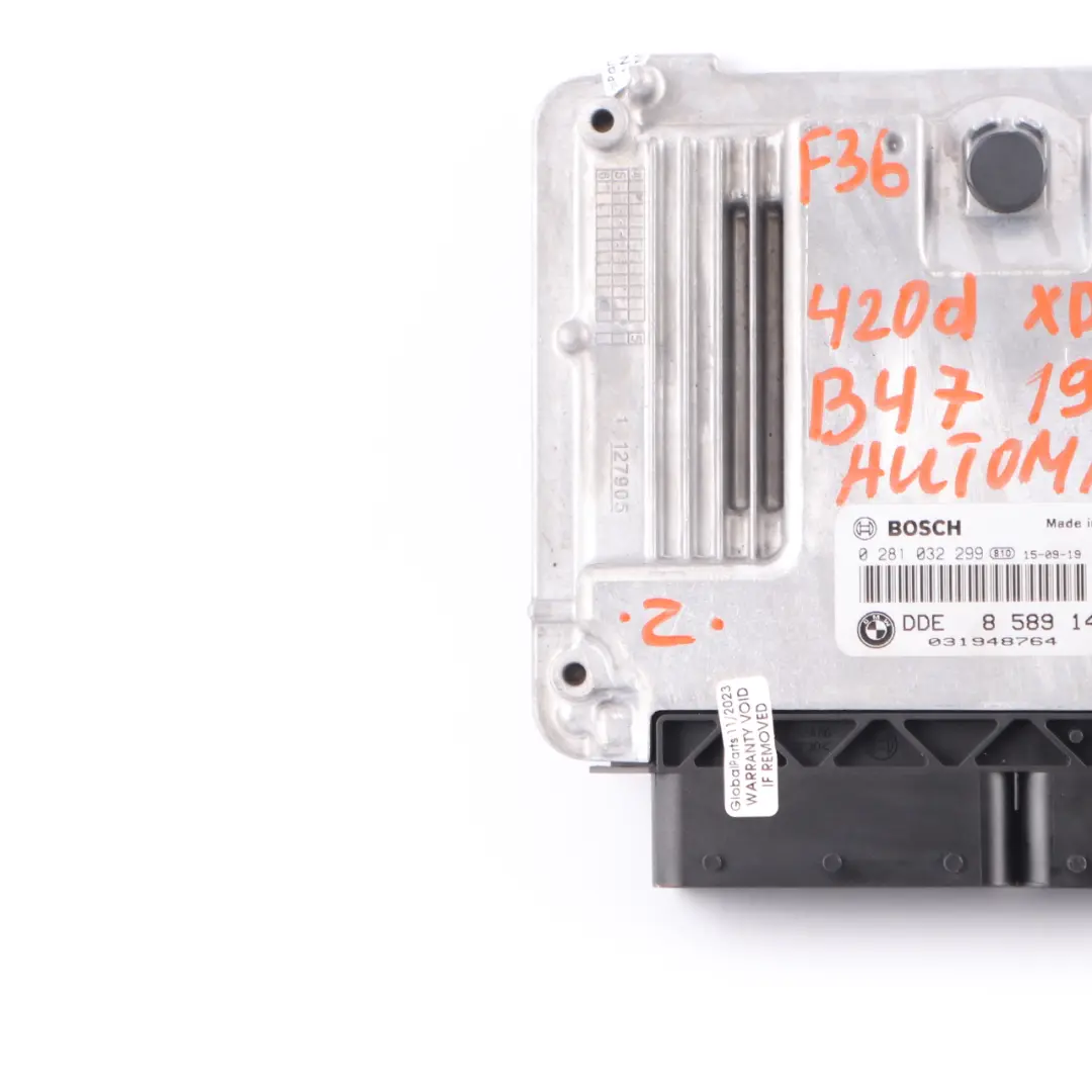 B47 190HP Engine ECU Control Unit Automatic to BMW F20 LCI F36 120d 420d with Part number 8589141 BMW F20 LCI F36 120d 420d B47 190HP Engine ECU Control Unit Automatic - SKU 8589141-3 - Part number 8589141