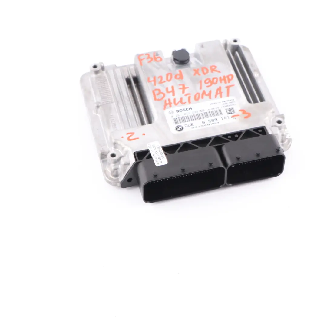 BMW F20 LCI F36 120d 420d B47 190HP Engine ECU Control Unit Automatic - SKU 8589141-3 - Part number 8589141