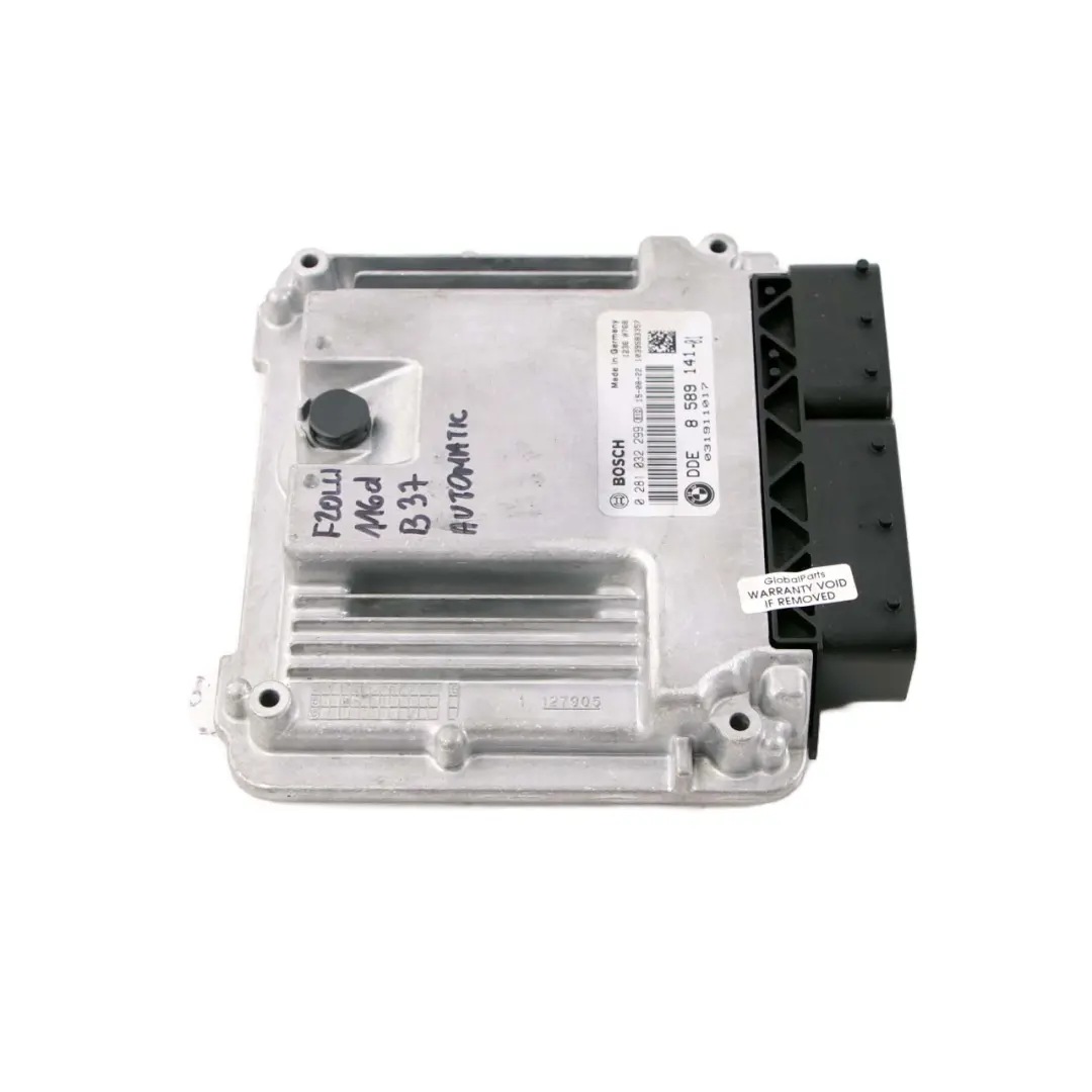 B37 116HP Engine ECU Control Unit DDE Automatic to BMW F20 F21 LCI 116d with Part number 8589141 BMW F20 F21 LCI 116d B37 116HP Engine ECU Control Unit DDE Automatic - SKU 8589141 - Part number 8589141