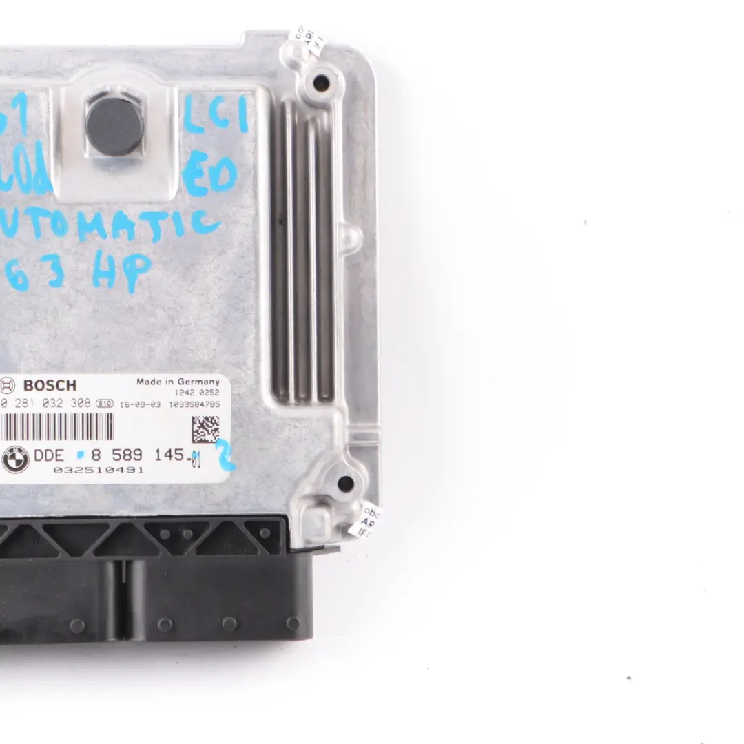 B37 163HP Engine Control Unit ECU DDE Automatic to BMW F30 F31 LCI 320d ed with Part number 8589145 BMW F30 F31 LCI 320d ed B37 163HP Engine Control Unit ECU DDE Automatic - SKU 8589145-2 - Part number 8589145