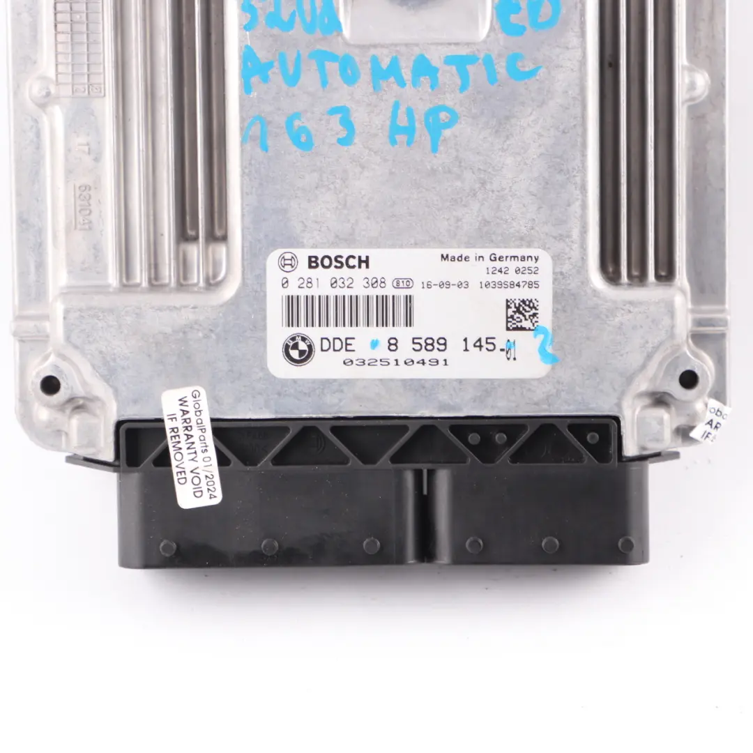 B37 163HP Engine Control Unit ECU DDE Automatic to BMW F30 F31 LCI 320d ed with Part number 8589145 BMW F30 F31 LCI 320d ed B37 163HP Engine Control Unit ECU DDE Automatic - SKU 8589145-2 - Part number 8589145