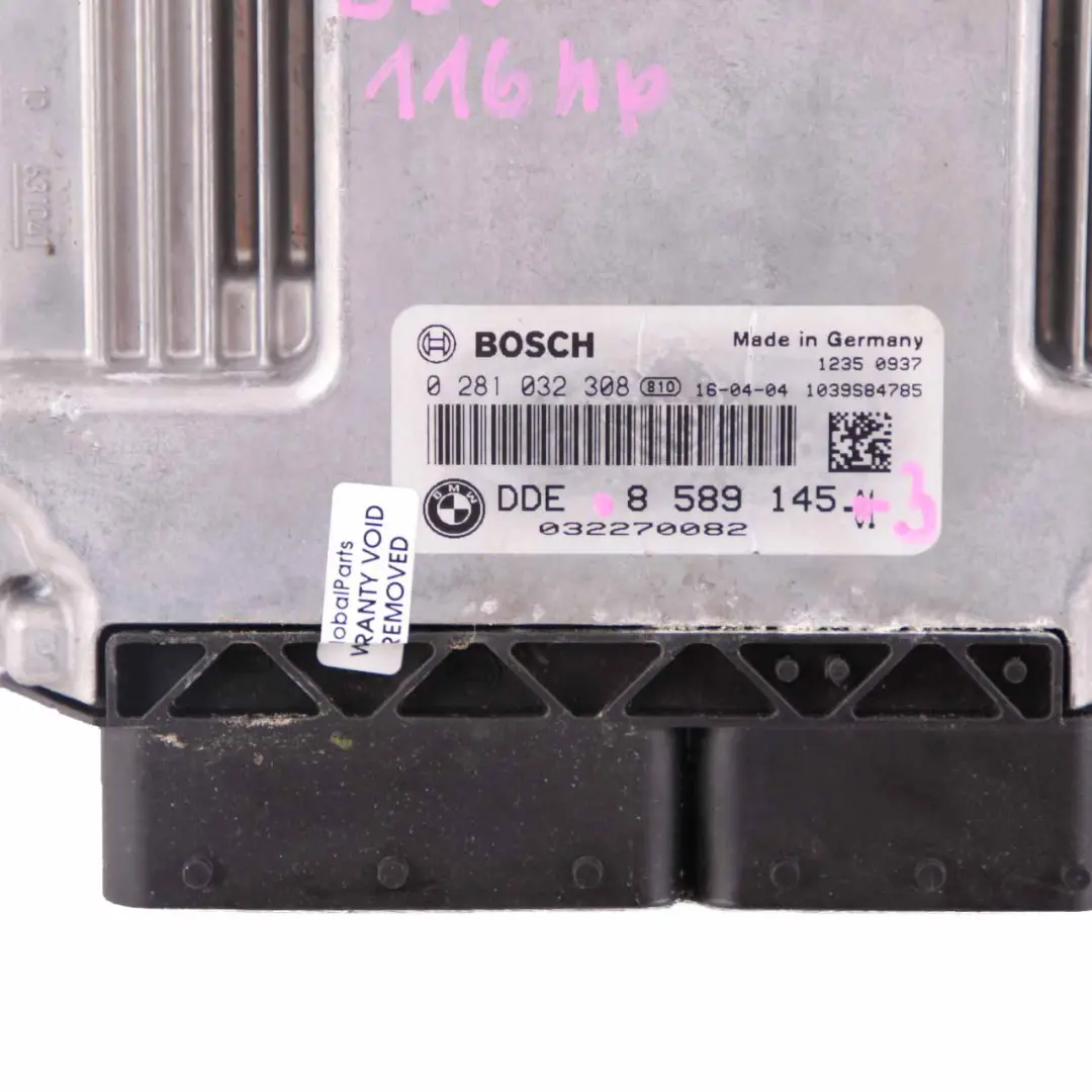 BMW F45 216d B37 116HP Engine Control Unit ECU Kit DDE FEM Key Automatic - SKU 8589145-3 - Part number 8589145