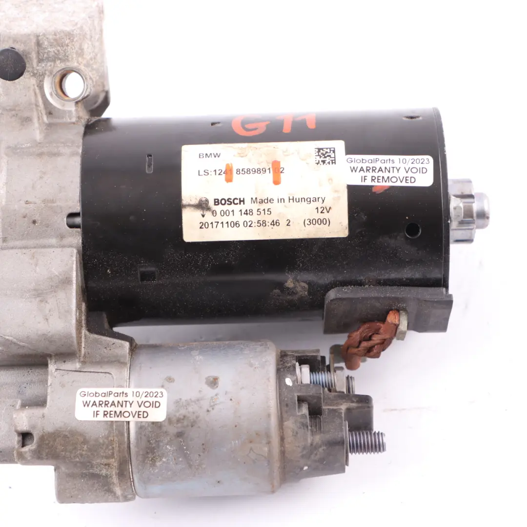  Motor de arranque BMW G20 G21 G30 G31 G32 GT G11 B57 3.0 Motor diesel - SKU 8589891 - Número de pieza 8589891
