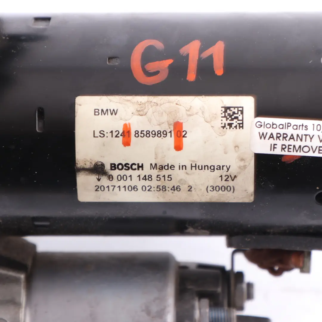 BMW G20 G21 G30 G31 G32 GT G11 B57 3.0 Rozrusznik - SKU 8589891 - Numer Części 8589891