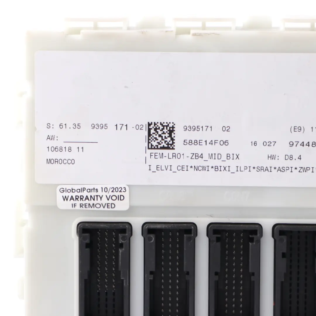 BMW F30 LCI 320d ed B47 163HP Engine ECU Kit DDE FEM + Key Manual - SKU 8591073-3 - Part number 8591073