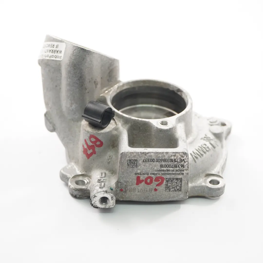 B47 Turbo Charger Cold Side Inlet Housing Cover to Turbo BMW G01 with Part number 8591886 Turbo BMW G01 B47 Turbo Charger Cold Side Inlet Housing Cover - SKU 8591886 - Part number 8591886