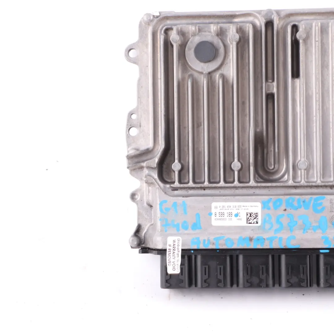 B57 xDrive 320HP Modulo Controllo Motore ECU DDE Automatico per BMW G11 740d con numero di parte 8599189 BMW G11 740d B57 xDrive 320HP Modulo Controllo Motore ECU DDE Automatico - SKU 8599189 - Numero di parte 8599189