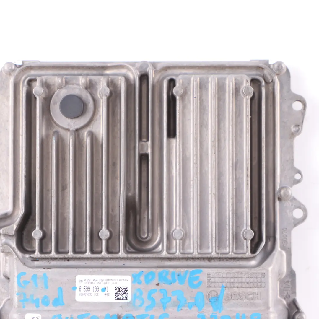 B57 xDrive 320HP Módulo Control Motor ECU DDE Automático para BMW G11 740d con número de pieza 8599189 BMW G11 740d B57 xDrive 320HP Módulo Control Motor ECU DDE Automático - SKU 8599189 - Número de pieza 8599189