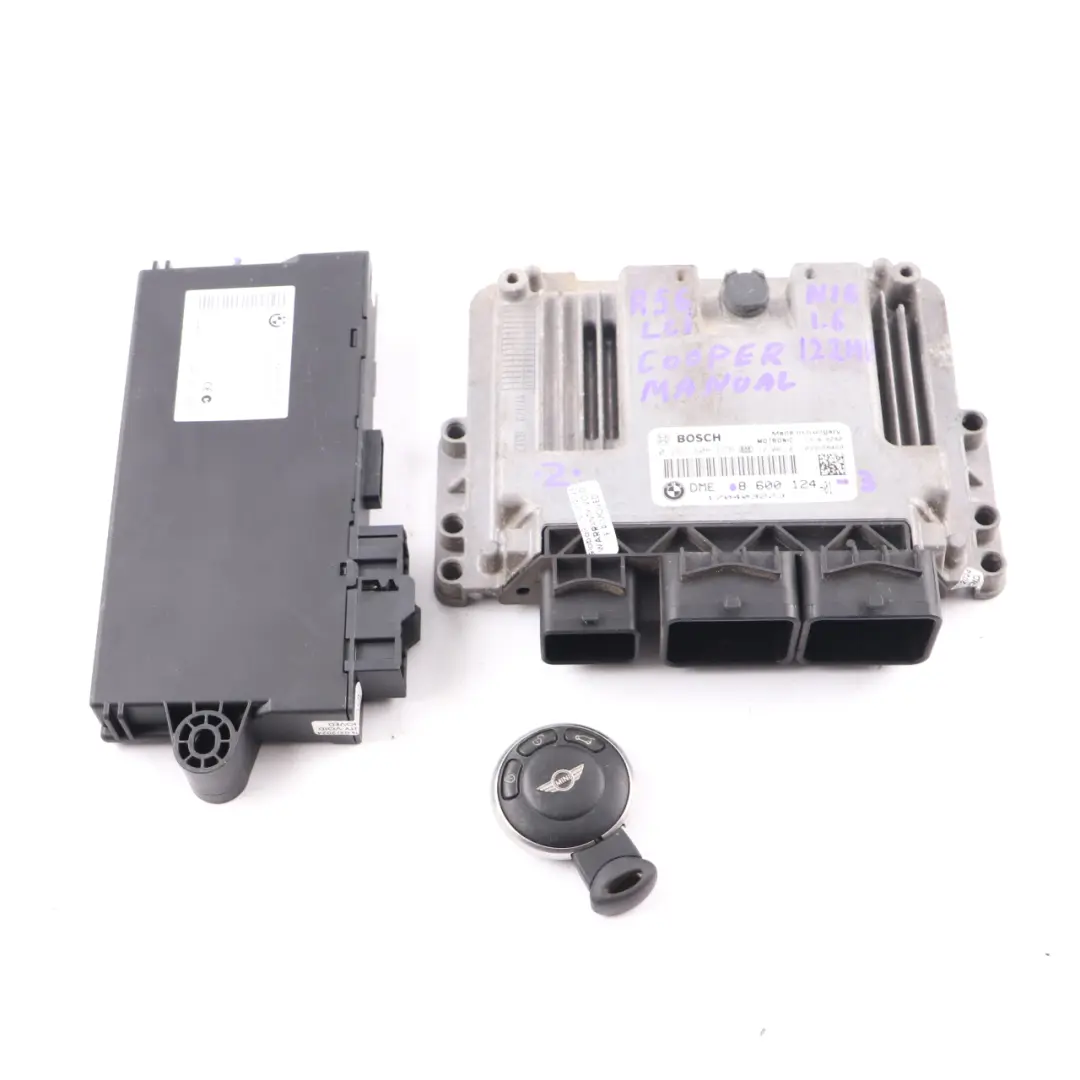Steuergerät ECU DME CAS3 Schlüssel Manual für Mini Cooper R56 LCI R60 N16 mit Teilenummer 8600124 Mini Cooper R56 LCI R60 N16 Steuergerät ECU DME CAS3 Schlüssel Manual - SKU 8600124-3 - Teilenummer 8600124