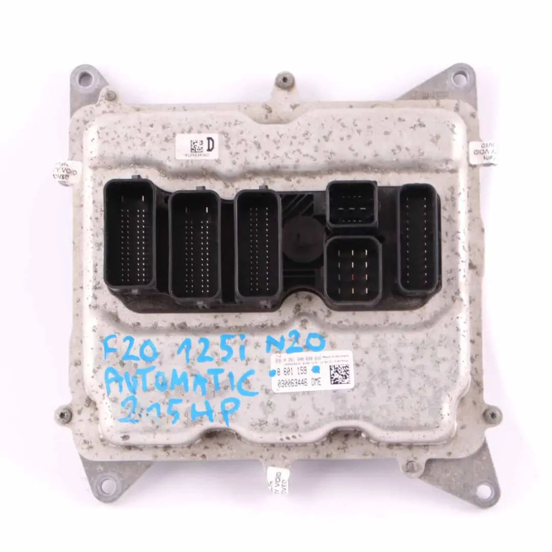 BMW F20 F21 125i N20 218HP ECU Control Unit Kit DDE Key FEM Automatic - SKU 8601159-1 - Part number 8601159