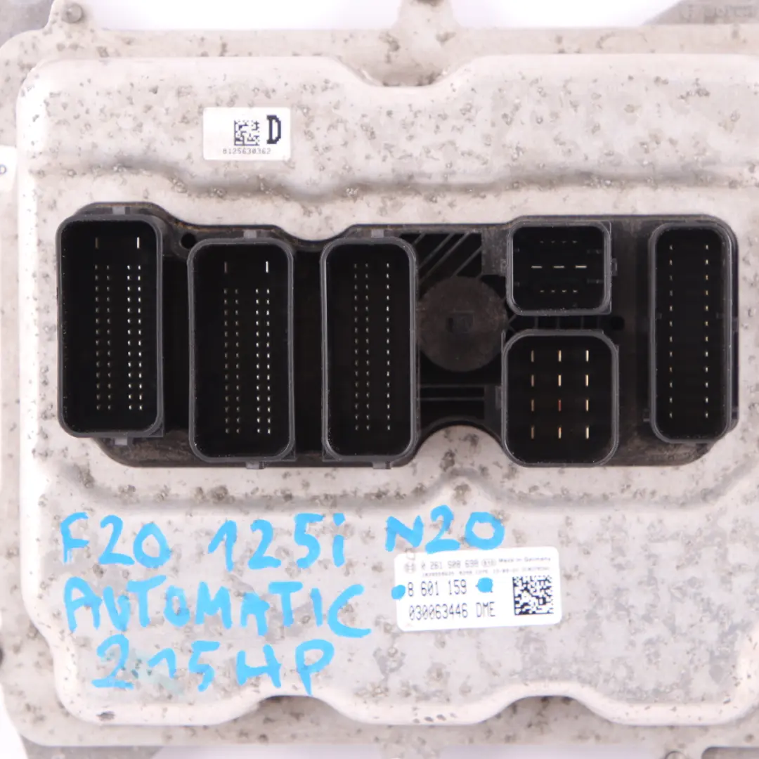 BMW F20 F21 125i N20 218HP ECU Control Unit Kit DDE Key FEM Automatic - SKU 8601159-1 - Part number 8601159