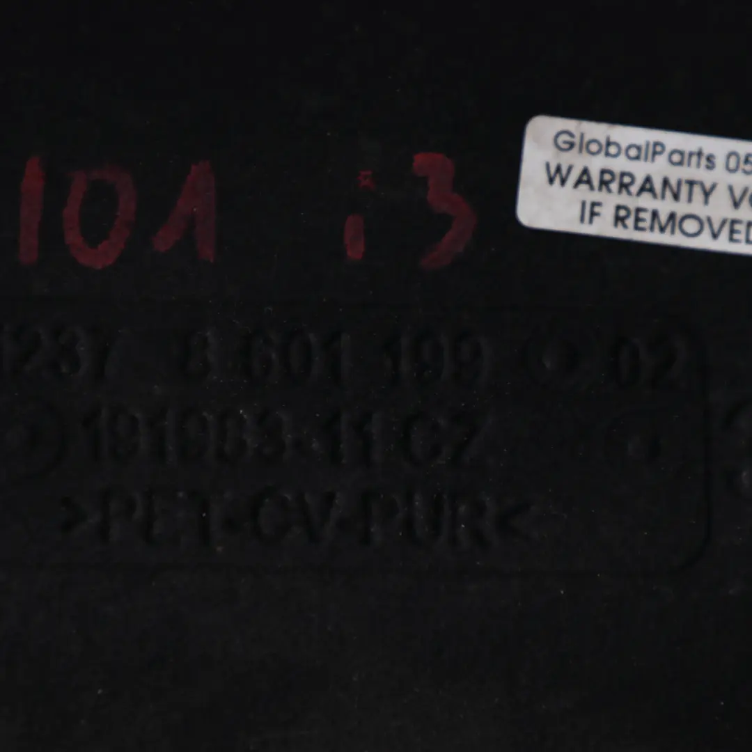 Eléctrico Tapa Superior Aislamiento Acústico para BMW i3 I01 Motor con número de pieza 8601199 BMW i3 I01 Motor Eléctrico Tapa Superior Aislamiento Acústico - SKU 8601199 - Número de pieza 8601199