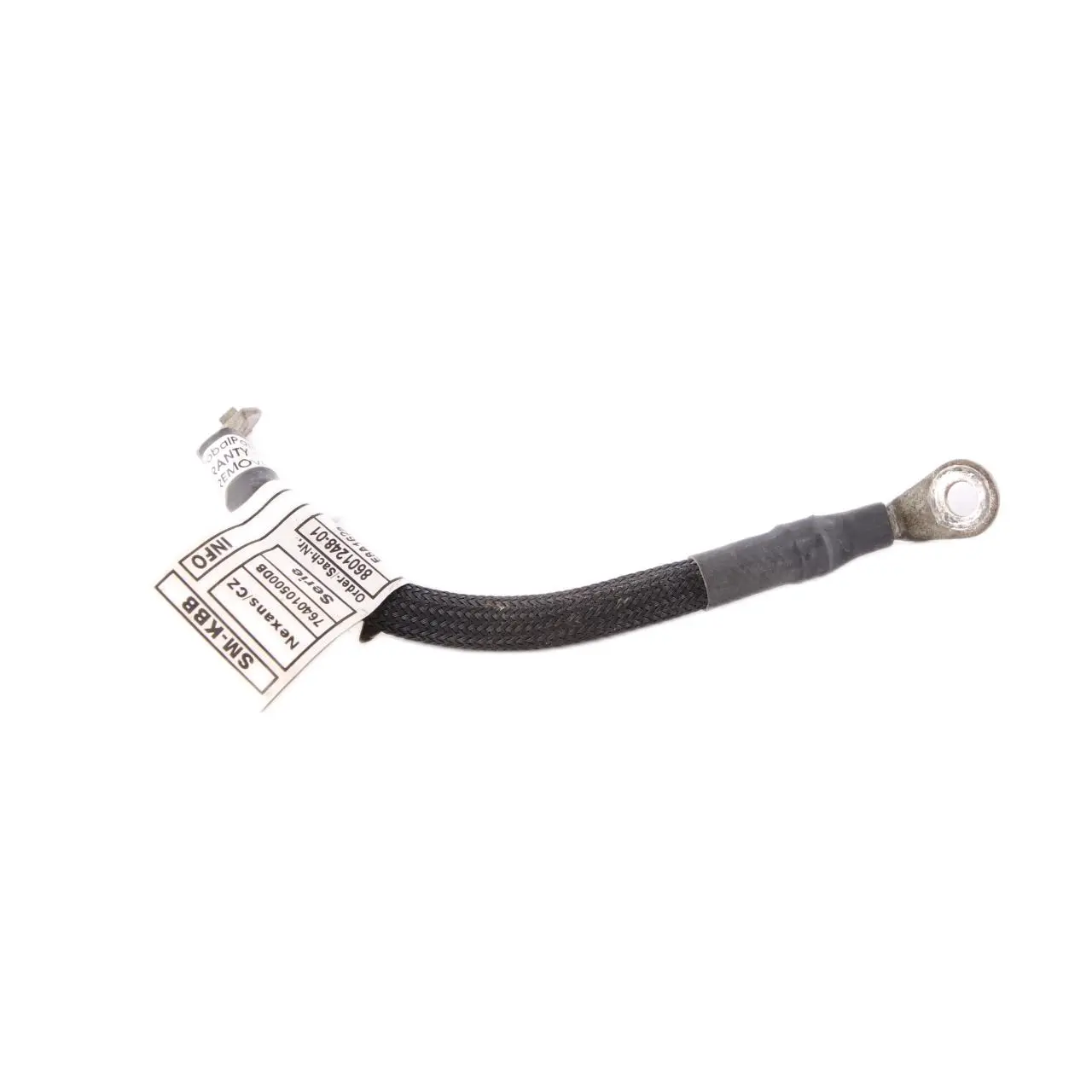 BMW i3 I01 Hybrid Elektro Massekabel Negativ Hochspannung Batterie 8601248