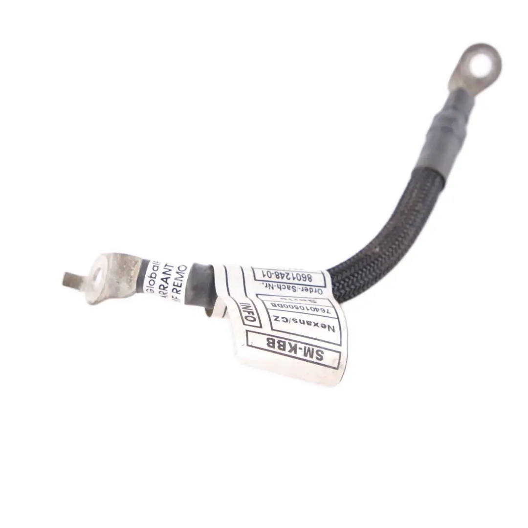 Earth Cable BMW i3 I01 Hybrid Electric Negative High Voltage Battery to with Part number 8601248 Earth Cable BMW i3 I01 Hybrid Electric Negative High Voltage Battery - SKU 8601248 - Part number 8601248