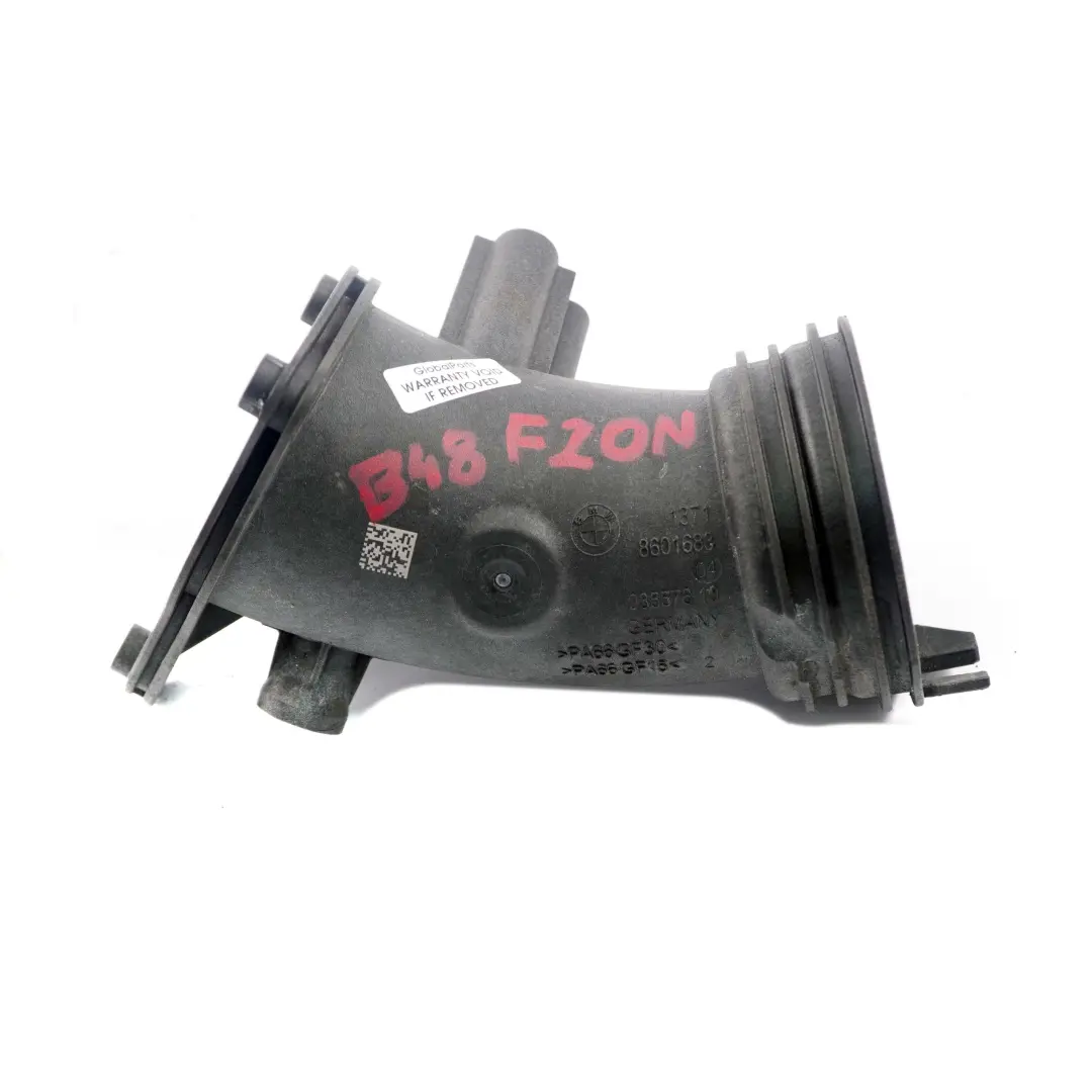 Intake Tube Hose Pipe to BMW F20 F21 F30 F31 F32 LCI B48 Air with Part number 8601683 BMW F20 F21 F30 F31 F32 LCI B48 Air Intake Tube Hose Pipe - SKU 8601683 - Part number 8601683