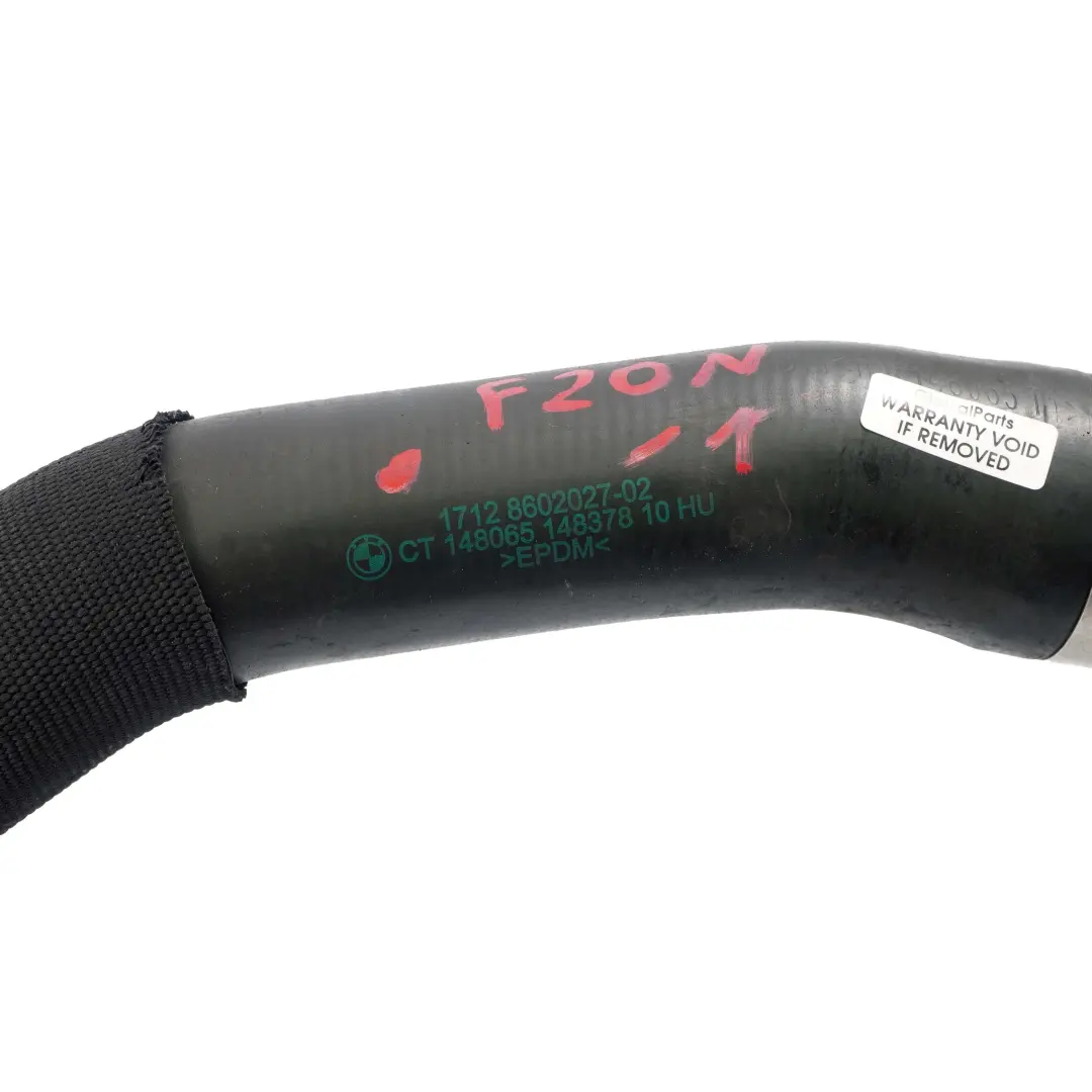 Radiador Manguera Culata Tubo Superior Linea Gasolina para BMW F20 LCI con número de pieza 8602027 BMW F20 LCI Radiador Manguera Culata Tubo Superior Linea Gasolina - SKU 8602027-1 - Número de pieza 8602027