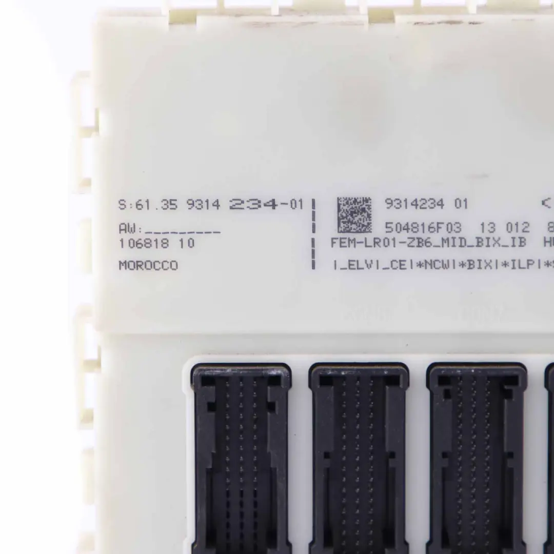 ECU KIT DME + FEM + Key Automatic to BMW F20 F30 116i 316i N13 Engine with Part number 8603352 BMW F20 F30 116i 316i N13 Engine ECU KIT DME + FEM + Key Automatic - SKU 8603352-3 - Part number 8603352