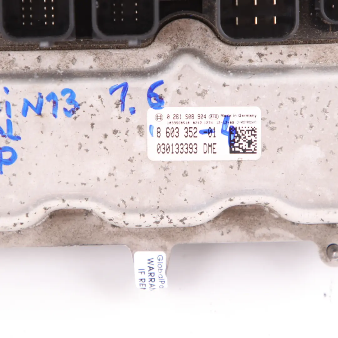 102HP Engine Control Unit ECU DME Manual to BMW F20 114i N13 1.6 with Part number 8603352 BMW F20 114i N13 1.6 102HP Engine Control Unit ECU DME Manual - SKU 8603352-4 - Part number 8603352