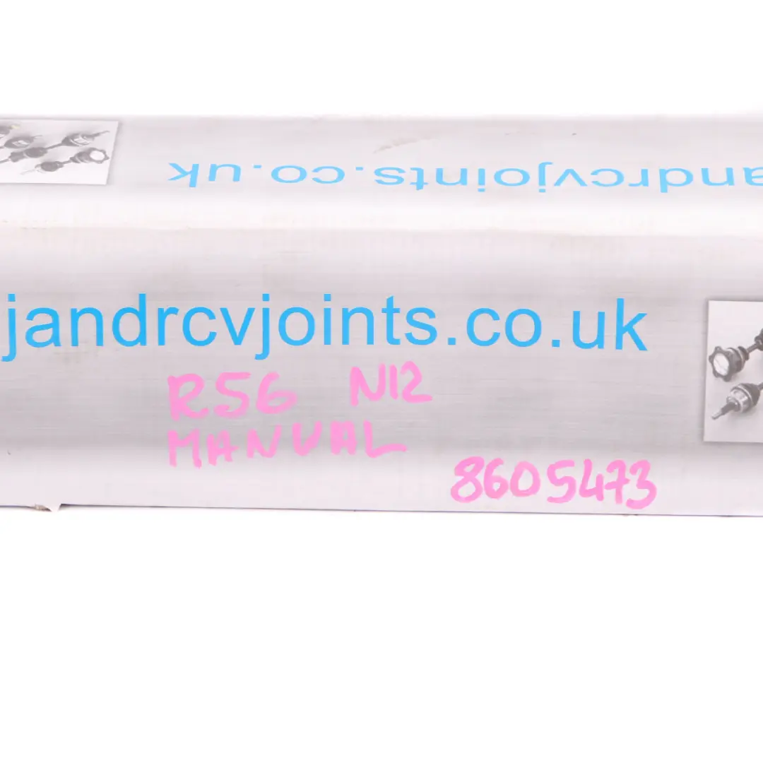 Drive Shaft Mini R55 R56 R58 R59 Driveshaft Front Left N/S Petrol N12 J&R - SKU 8605473-1 - Part number 8605473