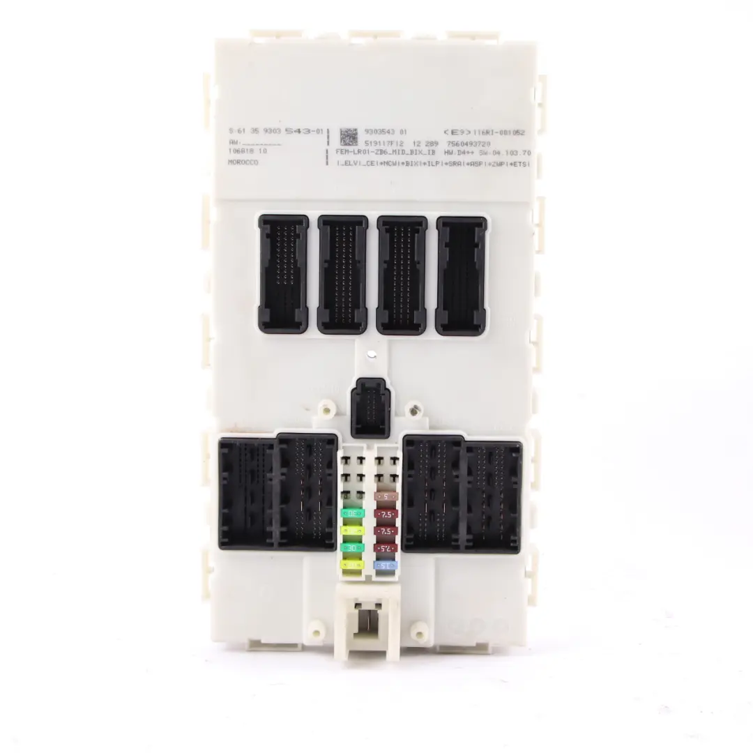 BMW F30 320iX N20 ECU Kit Engine Control Unit DME Key FEM Automatic - SKU 8606306-2 - Part number 8606306
