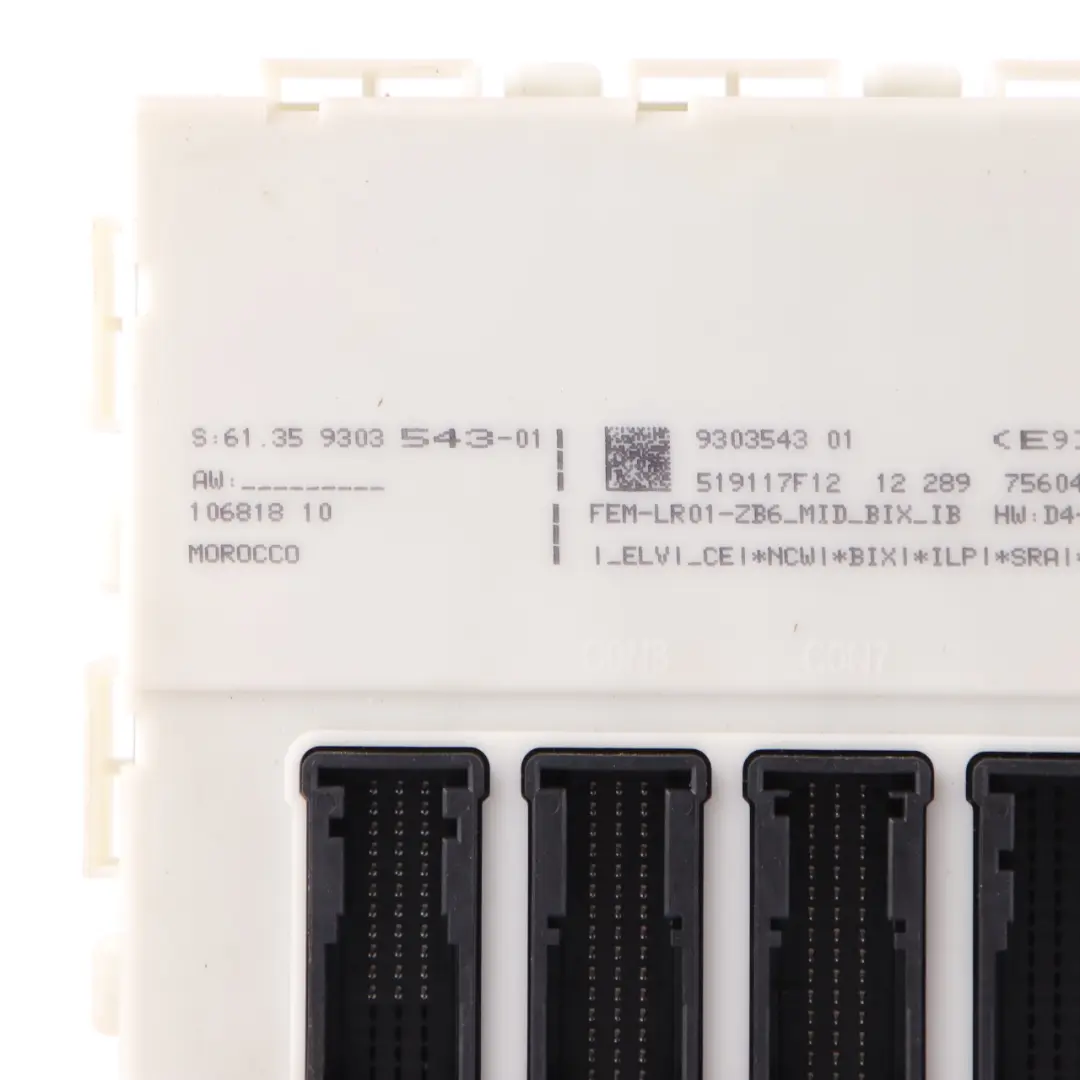 BMW F30 320iX N20 ECU Kit Engine Control Unit DME Key FEM Automatic - SKU 8606306-2 - Part number 8606306