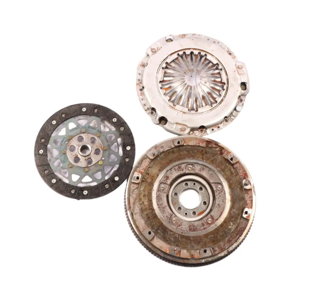 Mass Flywheel Clutch Set to Mini Cooper R55 R56 R57 R58 R59 Petrol N14 Dual with Part number 8607915 Mini Cooper R55 R56 R57 R58 R59 Petrol N14 Dual Mass Flywheel Clutch Set - SKU 8607915-1 - Part number 8607915